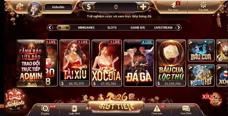 Giữa hàng trăm sảnh game trực tuyến thì Sunwin là cái tên được nhiều người chơi tin tưởng.