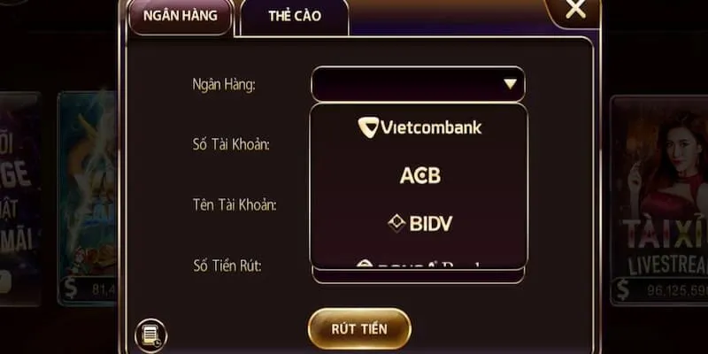 Nếu bạn muốn rút tiền nhanh chóng hơn thì có thể tham khảo giao dịch qua thẻ cào