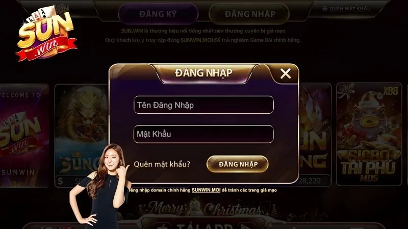 Tại sao không vào được Sunwin?